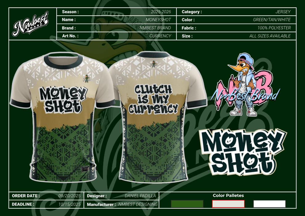 MONEY SHOT (PRE ORDER)