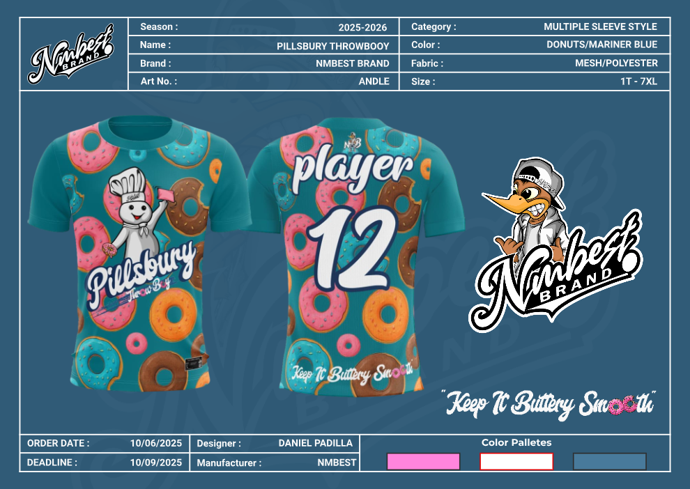 PILLSBURY THROWBOY (PRE ORDER)